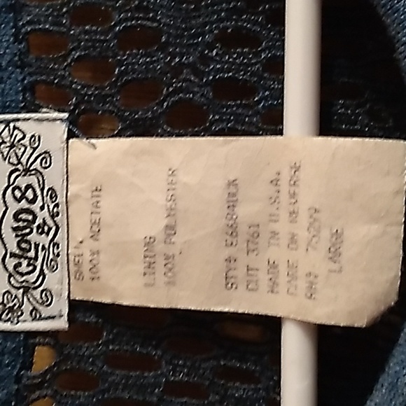 Cloud 8 Blue Lace Dress 2 Piece - Picture 4 of 7